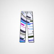 Abstract illustration on pants N157