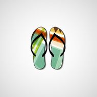 Abstract illustration on flip flops N144