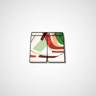 Abstract illustration on shorts N154