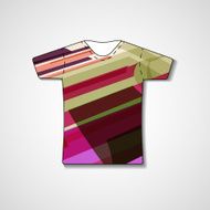 Abstract illustration on t-shirt N131