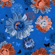 floral seamless background N19