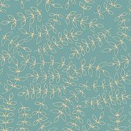 Seamless pattern on leaves theme N3