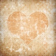 Vintage background with heart N4