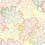Autumn transparent maple leaves pattern background Fabric texture
