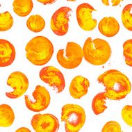 Leopard print seamless pattern watercolor stains N2
