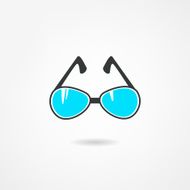 blue glasses
