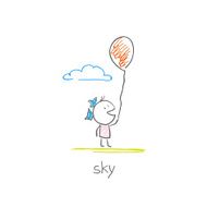 Girl with a balloon N2