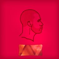 illustration with a male face N2