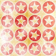 grunge background with stars in circles N4