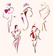 stylized model