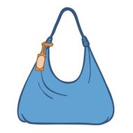 Ladies textile handbag
