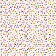 floral seamless texture of watercolor