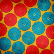 vintage baxckground with colorful buttons