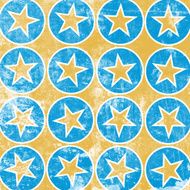 grunge background with stars in circles N6