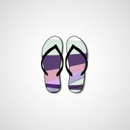 Abstract illustration on flip flops N145