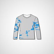 Abstract illustration on sweater N141