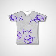 Abstract illustration on t-shirt N133