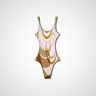female swimsuit isolated on white background N76
