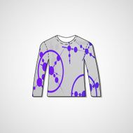 Abstract illustration on sweater N146