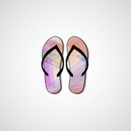 Abstract illustration on flip flops N149