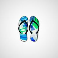 Abstract illustration on flip flops N150
