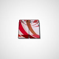 Abstract illustration on shorts N160
