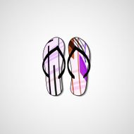 Abstract illustration on flip flops N151