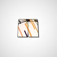 Abstract illustration on shorts N161