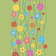Seamless Pattern Flowers N18
