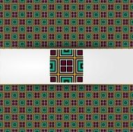 Vector geometric seamless pattern