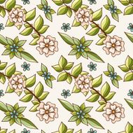Seamless Floral Pattern N652