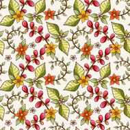 Seamless Floral Pattern N653