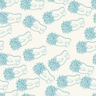 Seamless mask background