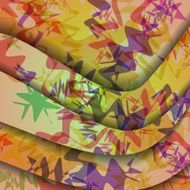 Colorful zigzag background