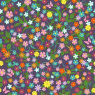 Cute seamless floral texture