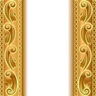 gold background with a strip
