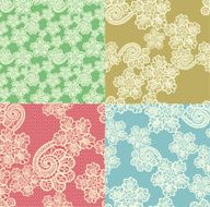 Seamless lace pattern N75