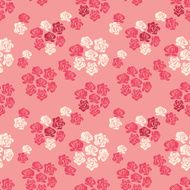 Seamless retro background with roses