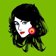 beautiful lady portrait