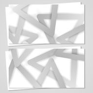 Vector business-card set for your design N13
