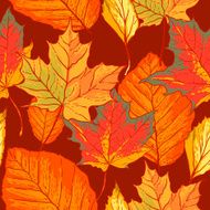 Seamless pattern with leaves N38