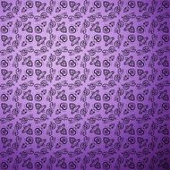 Antique pattern background Purple seamless wallpaper