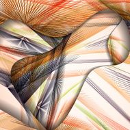 Abstract pattern of lines N28