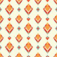 Abstract geometric retro background with diamond-shaped shape