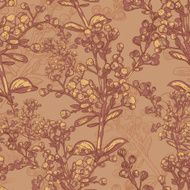 Vntage seamless pattern for retro wallpapers