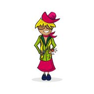Hipster fashion designer