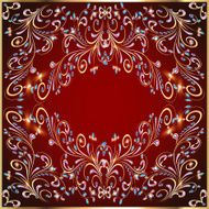 Background illustration with precious stones N2