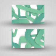 Vector business-card set for your design N15
