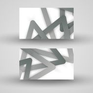 Vector business-card set for your design N16