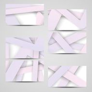 Vector business-card set for your design N17